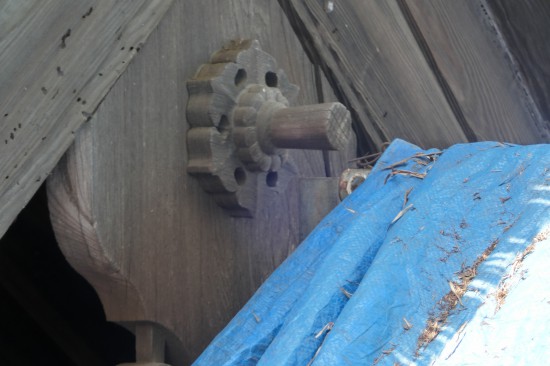 山門屋根　茅葺替大修理・２　江戸時代出現